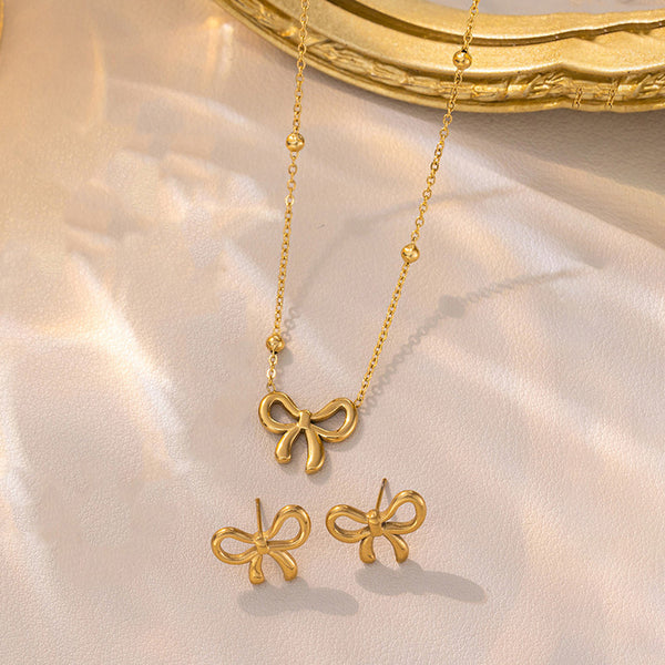 DSY JEWELS Bow Neckless SET